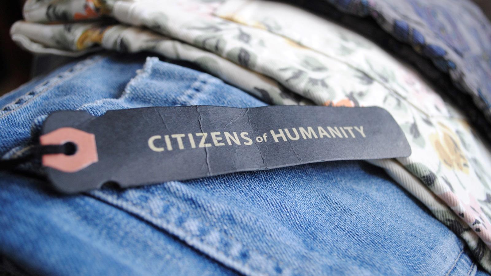 Blue jeans from Citizens of Humanity