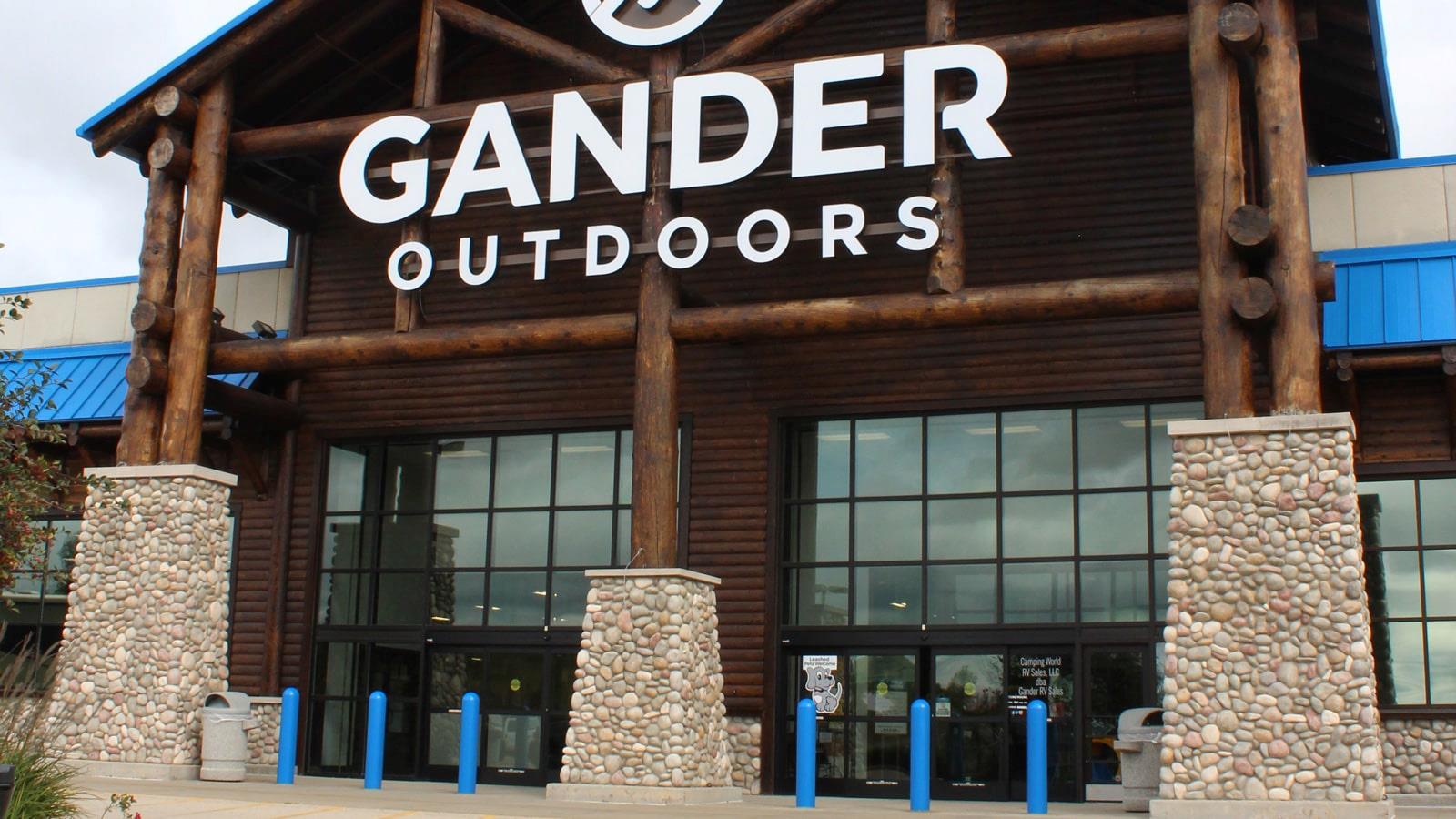 Outside Gander Outdoors Front Entrance